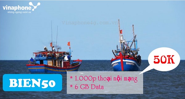 Gói cước BIEN50 mạng Vinaphone